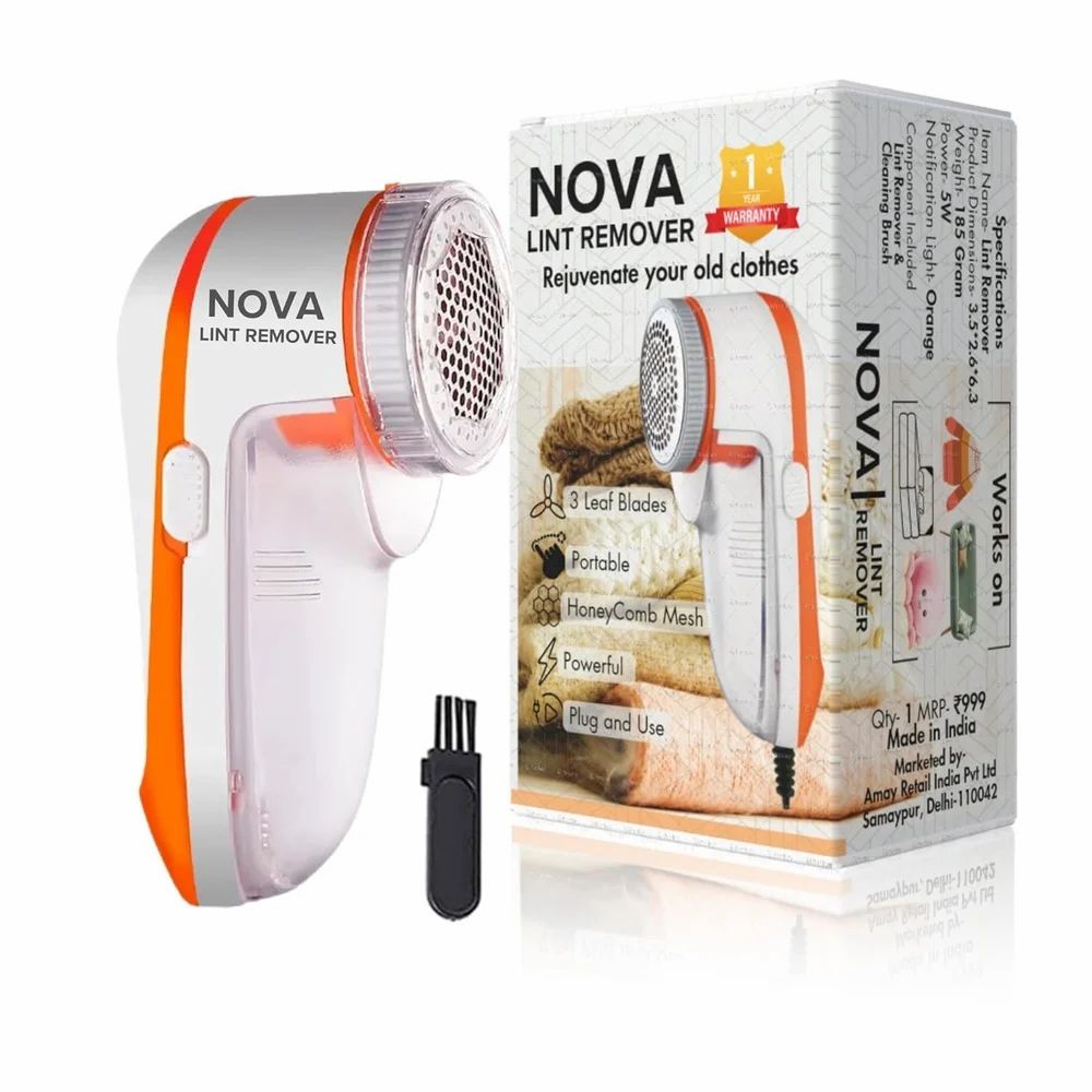 Nova Lint Remover for Clothes - Fabric Cleaner Tint and Dust Remover