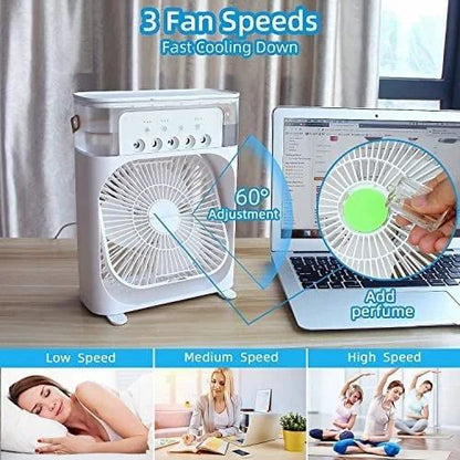 Portable Air cooler Table fan with humidifier