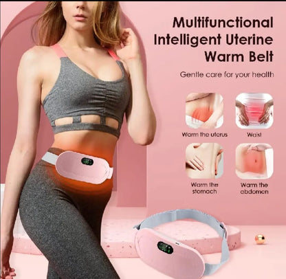 Menstrual Heating Pad Massager | Period Pain Relief Device | Portable Cordless Period Pain Relief | Backpain & Stomach Pain Relief Massager | Period Pain Relief Belt | Menstrual Heating Pad for Girls Cramps