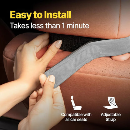 Foam Premium Car Neck Rest Pillow: Comfortable Pillows - Enhance Your Driving Experience With Our Pillow For Seats Perfect Support Long Journeys, Medium, Black